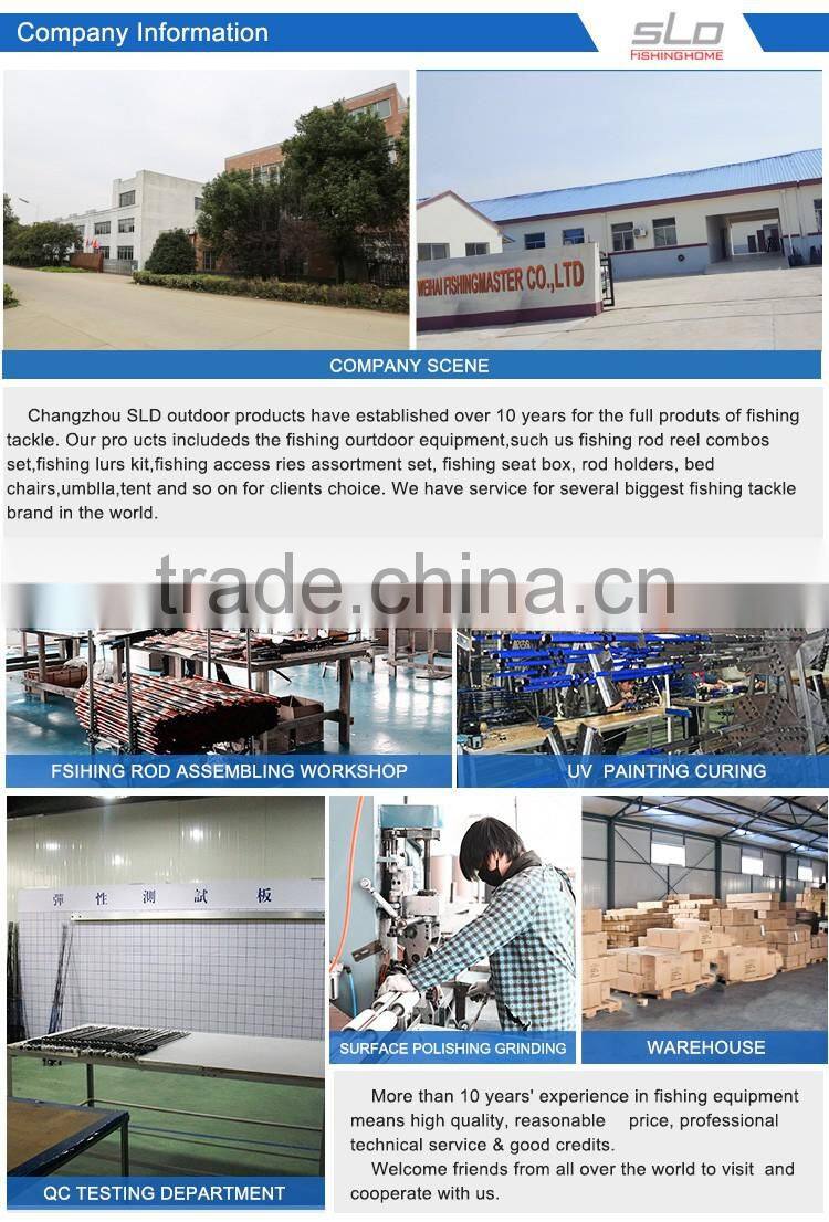 2.0m 2.1m 2.4m Middle heavy bass spin fishing rod and fishing reel combo in carrying bag