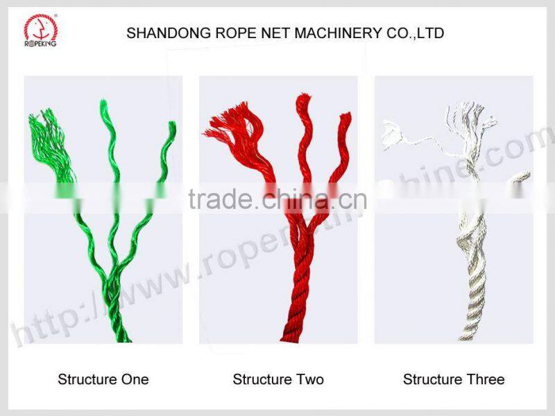 Shandong taian rope making machine//Mobile:008618253809206