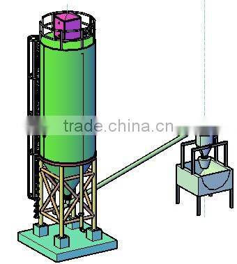 powdered steel cement silo tank price