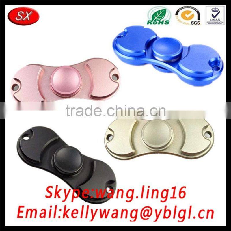 Hand Spinner Tri-Spinner Fidget Aluminium Focus Toy Brass Kids Copper ED