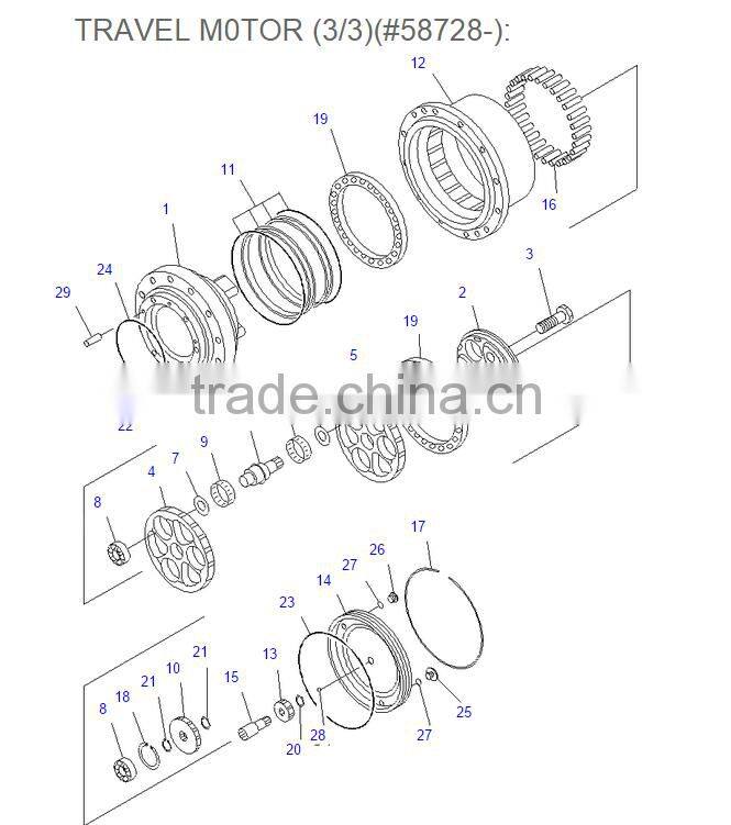 708-2H-00280 PUMP ASSY PC300-6 HPV132