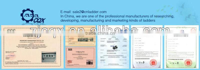 Aluminium telescope ladder parts