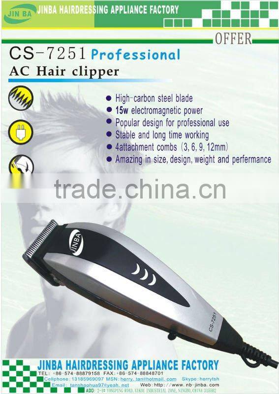 professional hair clipper for barber use