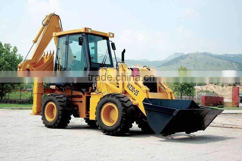 7600kg, 0.4CBM WZ30-25 mini wheel backhoe loader for sale 2015 good performence!