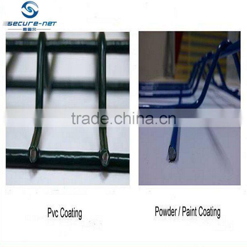 3D Profiled powder coated steel welded wire Mesh curved Panels