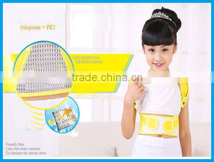 For kid adjustable back support belt for corrector posture shoulder support brace