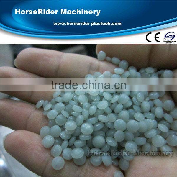 PE film agglomerator granulating line/PE/PP film agglomerator granulating machine