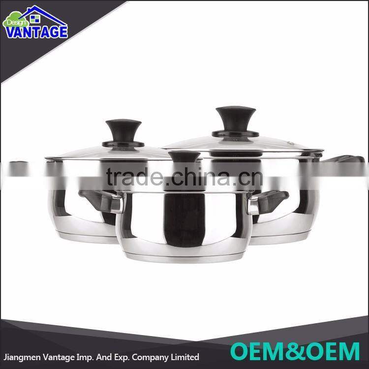 Multi-purpose 2016 Latest Design pot kitchen cook stainless steel cookware for Sale