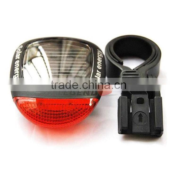 solar energy led bicycle light front tail light bicycle light led rear light warning bicycle light