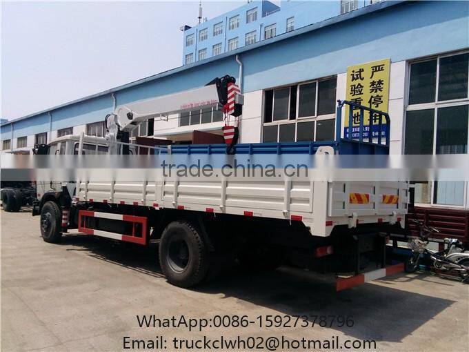8-10 ton Crane Lorry Right Hand Drive New Cargo Truck Crane
