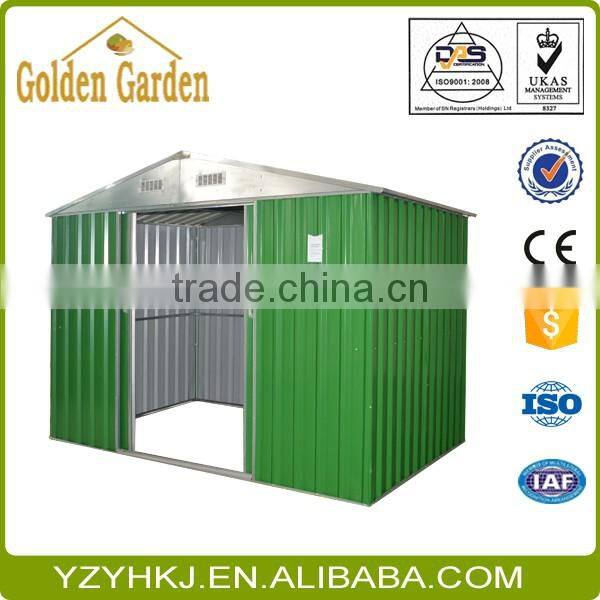 made in China high-quality Apex sliding door flat pack garden sheds