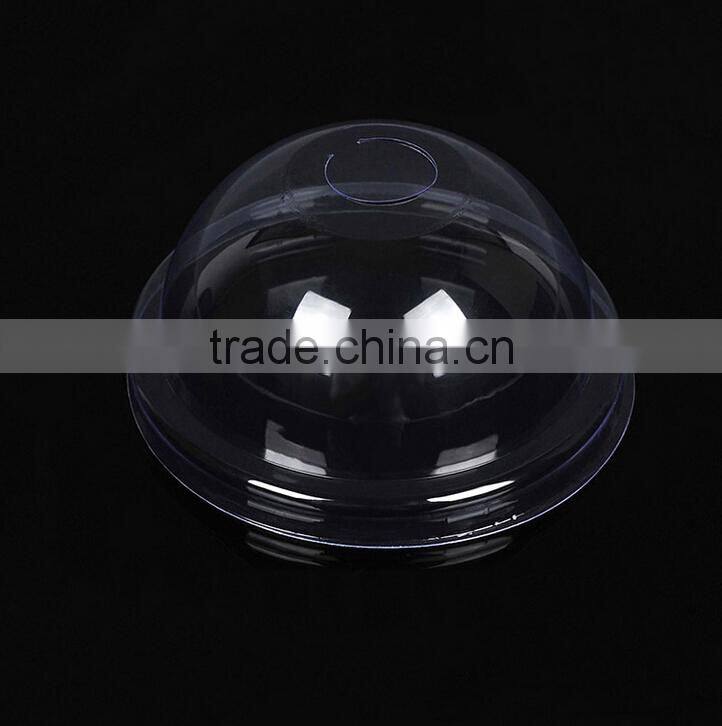 Custom Food Grade Disposable Clear Plastic Cup Dome Lids Cheap Price