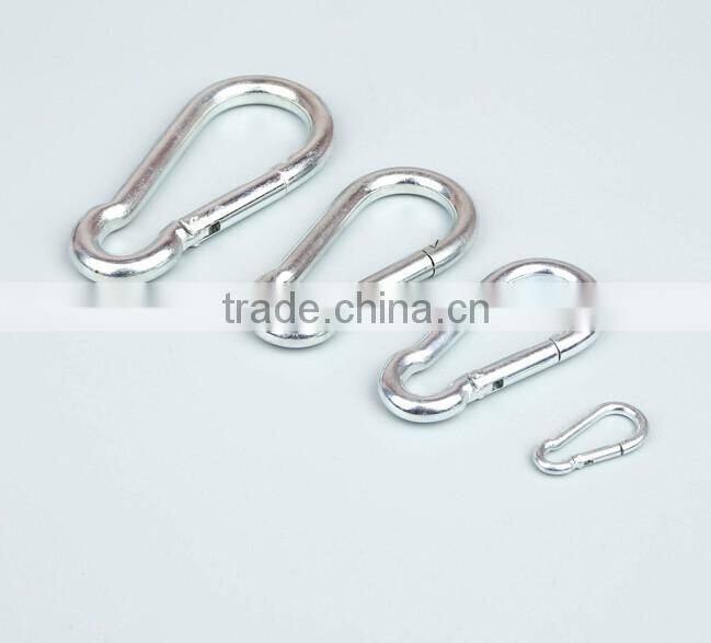 China hardware 6*80 heavy duty CE Forged galvanized iron Snap Hook