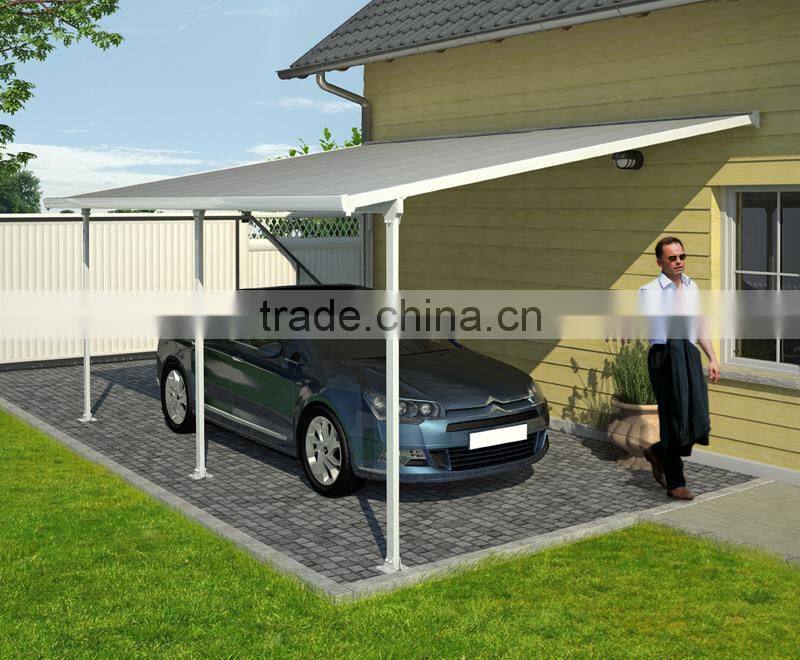 Aluminum outdoor used villa carport, cheap mental carport