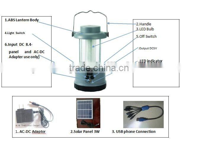 camping colorful solar energy smart light