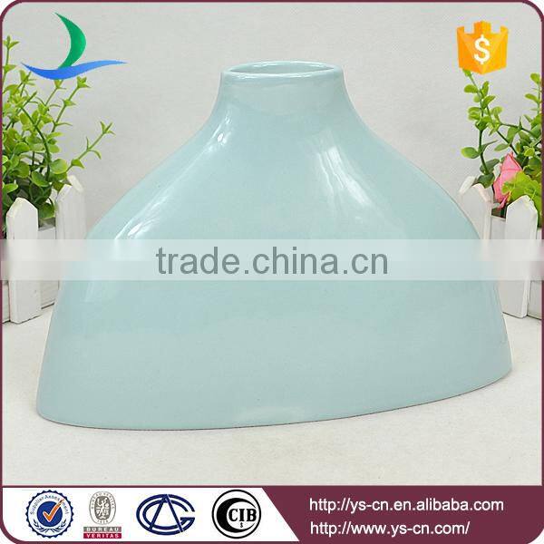 YSv0166-01 Cheap Hight Grade Light Blue Ceramic Vase