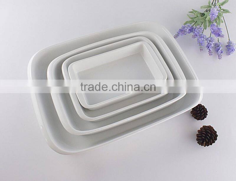 Hospitality hotel supply baking accessories ceramic bakeware set