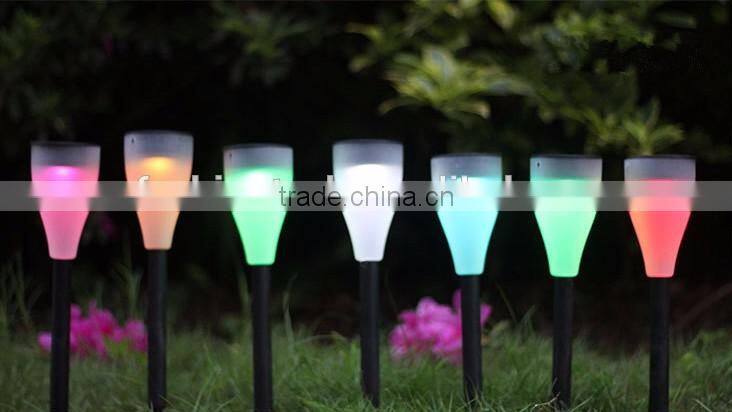 7-Color Solar LED light Garden lamp lawn lamp