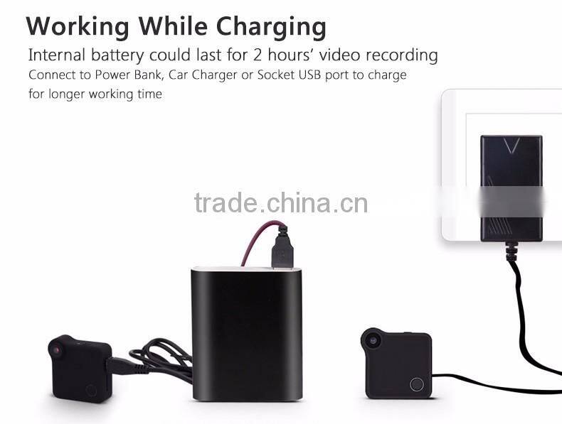 New Arrival C1 Smart Cam 720P Battery Powered Wearable WIFI Wireless Hidden IP Camera