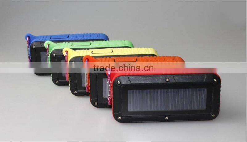 New Arrive Outdoor solar panels charge Bluetooth speaker solar waterproof stereo speaker