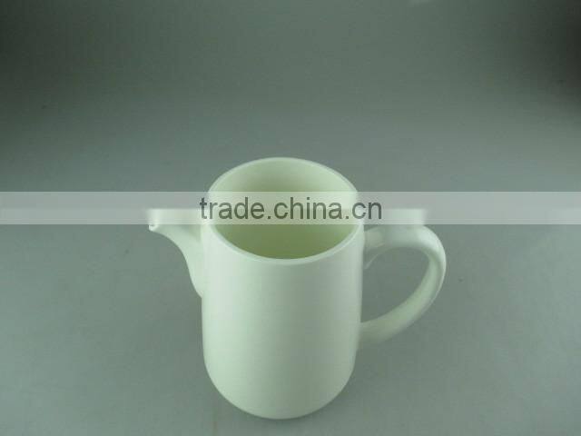 porcelain tea pot milk cup coffee pot without lid