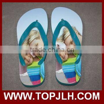 custom printed men slipper/Cheap Sublimation blank flip flop