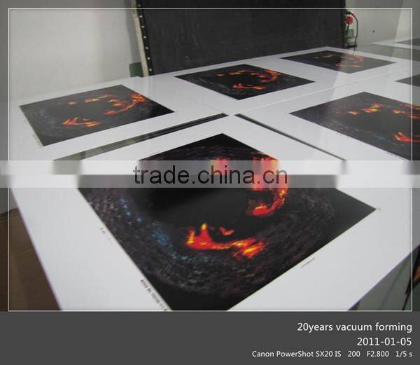 Customized Distortion printing vacuum forming