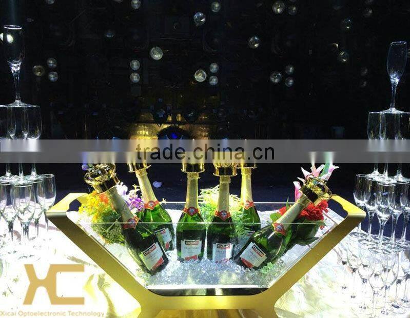 Cheap clear acrylic rum bucket