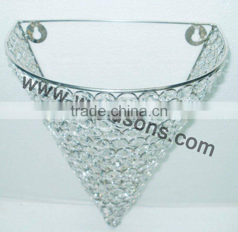 Party use decor crystal votive candle holder
