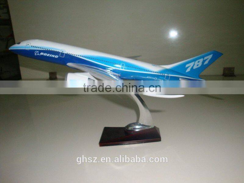 Guohao hot sale custome toy cargo plane; resin pedal plane