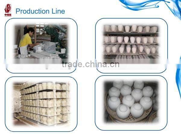 White and black glazing 3 different size pottery cremation pet ashes urns