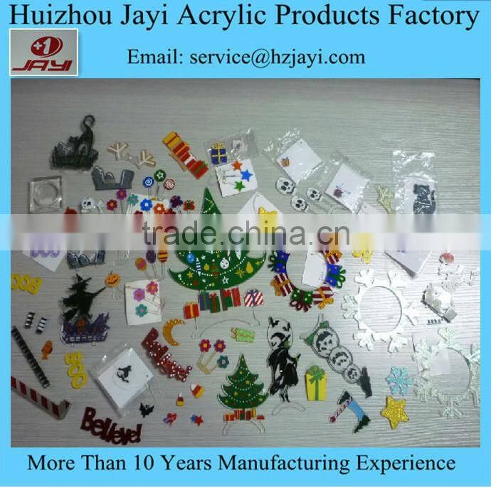 Factory custom acrylic clear christmas ornament/chinese christmas ornament crafts