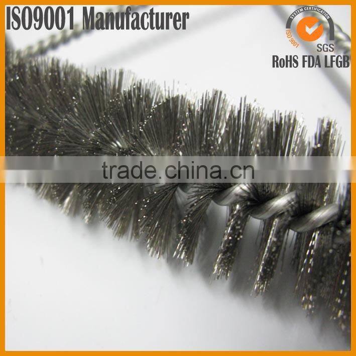 food grade stainless steel cleaning grill bbq brush