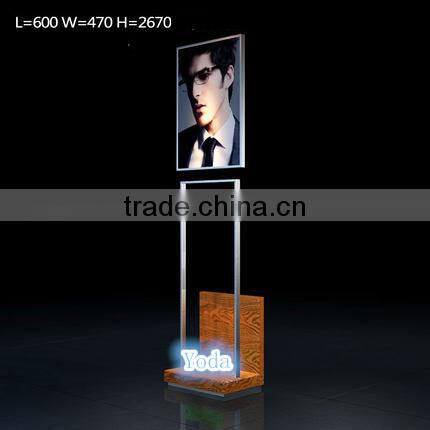 Wall Mount Clothing Display Shelf for Men's Garment Store