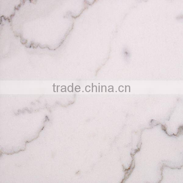 Newstar Landscape White Bathroom Marble Counter Top Vanity With Tops