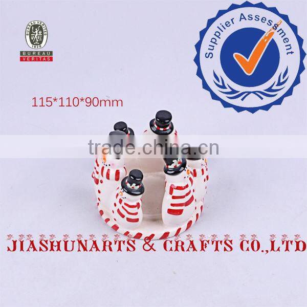 Snowman Ceramic Homemade Christmas Ornaments