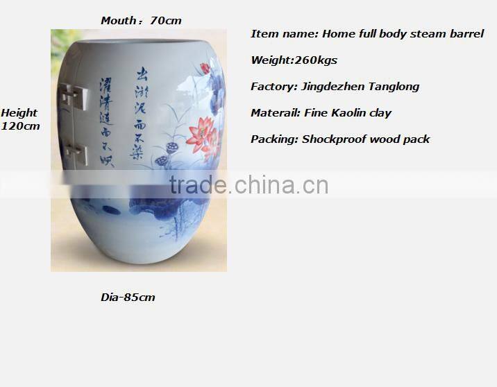 Hyperthermia Therapy anion and far infrared full body steam barrel