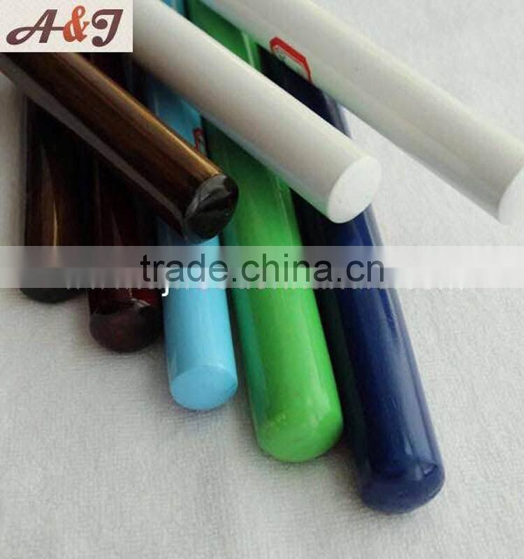 Color Painted Wooden Handle with Italian thread, different colors are available