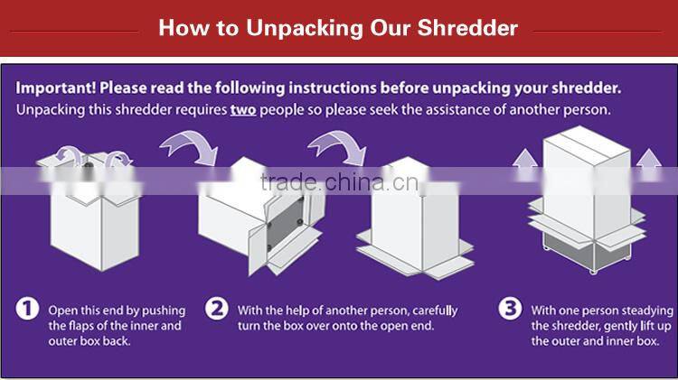 JP-620S economic paper shredder office machinery with small apperance white anc black color