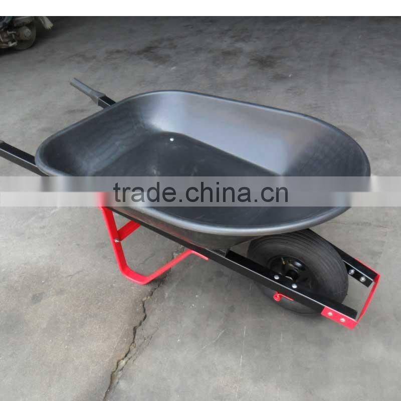 4CUFT 58 Liter Black PP HDPE Poly Tray for Wheelbarrow