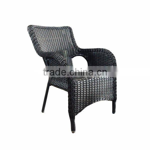 High Back Wicker Garden Set