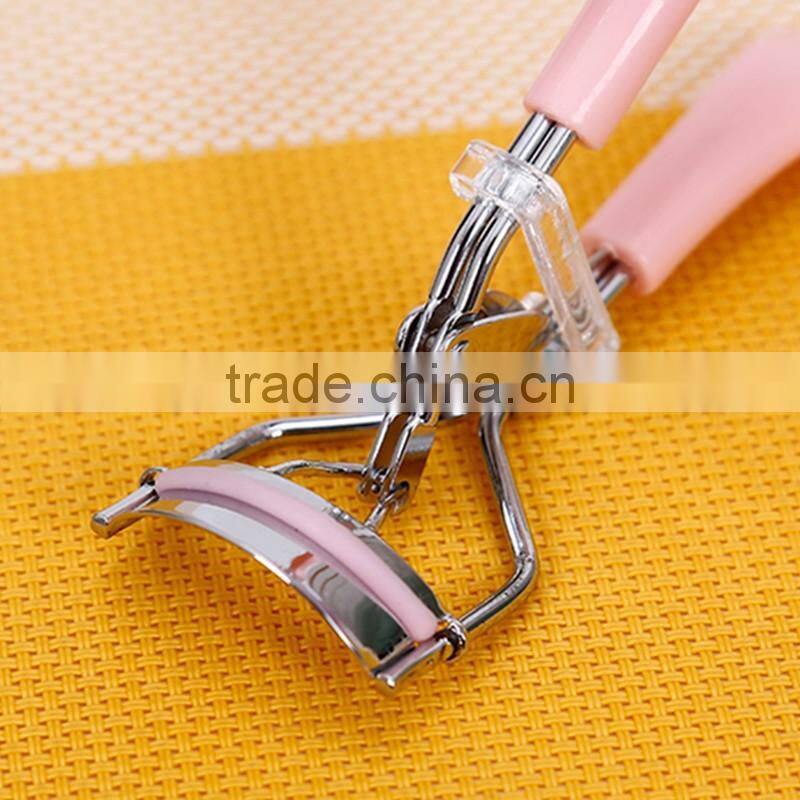 Top quality PP handle carbon steel best price women nature make up eyelash curl