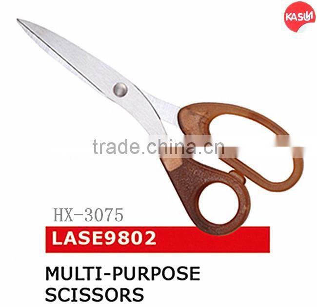Plastic color handle stainless steel Tailor Scissors HX-3074