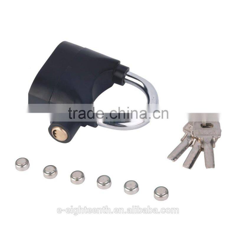 2017 Alarm Padlock Alarm Lock for Motorcycle Bike Bicycle Perfect Security with 110dB Alarm Pad locks