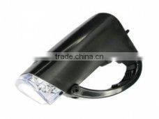 JING YI 5 led Bicycle flashlight lamp,2 mode white light bicycle front Lamp Bicycle front light with holder