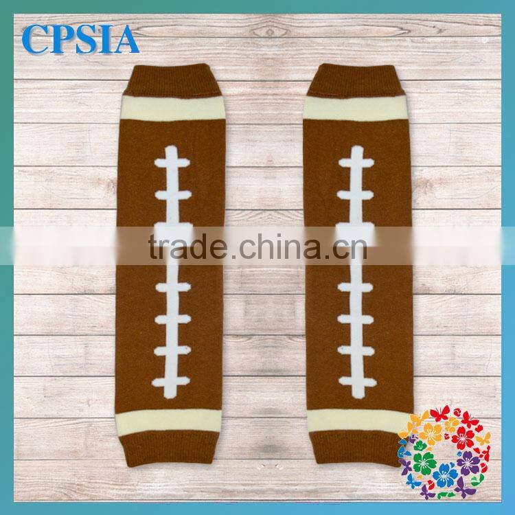Wholesale football leg warmer 100% Cotton baby leg warmers knitted leg warmers