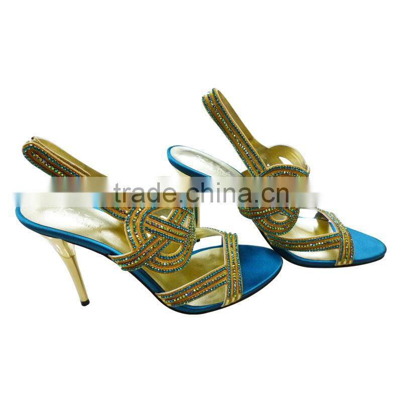 Ladies Pretty Party Dress Shoe for High Heel with Buying Agent