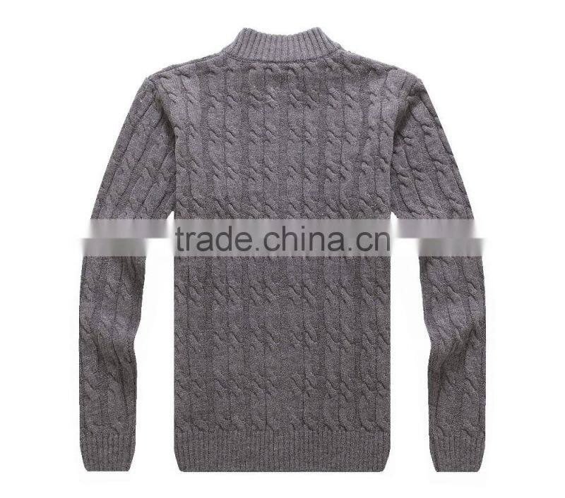 Men zipper cardigans fashion man sweater american