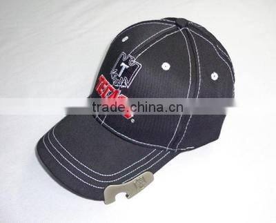 Bottle Opener Cap With Embroidery Logo Fashion Bottle Opener Baseball Cap