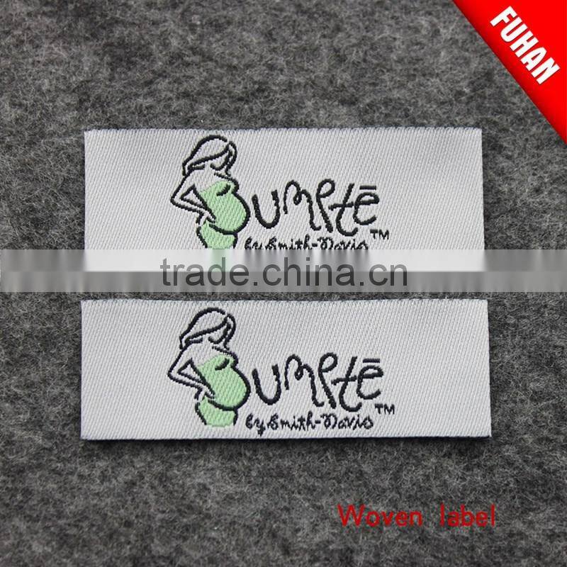 high quality woven label to stick on garmets